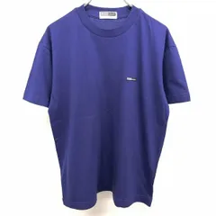 【中古】[印象AB] GIORDANO ジョルダーノ Tシャツ / カットソー メンズ XS SS ネイビー系 紺系 綿100% コットン100% 半袖 ロゴ刺繍 英字 文字 丸首 クルーネックのサムネイル