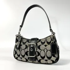 COACH SOHO shoulder bag signature 6362 コーチ ソーホー ショルダーバッグ シグネチャー 黒
