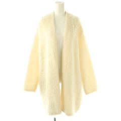 美品▲定価2.4万▲ATONエイトン//コットンロングカーディガン▲シアー 黄色 美品△定価2.4万△ATONエイトン//コットンロングカーディガン△シアー