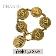 CHANEL シャネル ココマーク ブレスレット カンボンプレート 5連 31 RUE 腕輪 ブレスレット GP ゴールド レディース 中古 ヴィンテージシャネル