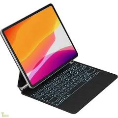 ブラック マジックキーボード iPad Air 13インチ(2026 M4/ 2025 M3/2024 M2) iPad Pro第3/4/5/6世代12.9インチ i-Padキーボード付きケース 日本語配列 高精度トラックパッド ショートカットキー配列 LCD