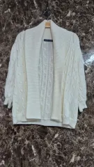 ラルフローレン アイボリー ケーブル ニット カーディガン