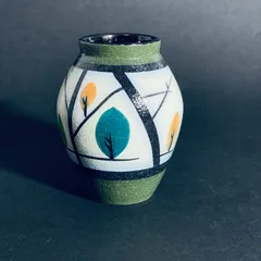 レトロポップ　フラワーベース　小さめ花瓶　ヴィンテージ