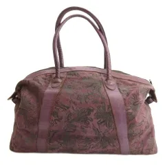 イビサ IBIZA ボストンバッグ 総柄 パープル 260205E 鞄