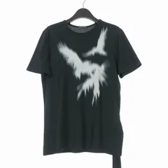 アンドゥムルメステール ANN DEMEULEMEESTER 23AW ANNO Jersey BAPTIST スタンダード バードプリントTシャツ カットソー 半袖 XS ブラック 黒 2302JTS02 国内正規のサムネイル