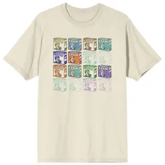 アニメキャラクター メンズ トップス Tシャツ Licensed Character Menspam Cans Tee Brown ブラウン