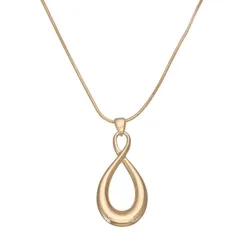 ネーピア レディース アクセサリー ネックレス・チョーカー・ペンダントトップ レース Napier Infinity Pendant Necklace Gold Tone ゴールド