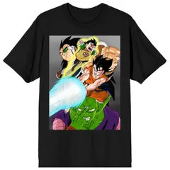 アニメキャラクター メンズ トップス Tシャツ Licensed Character Mens Dragon Ball Z Anime Powers Tee Black ブラック