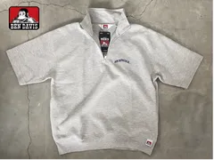 [新品/定価:￥5,750] BEN DAVIS /ベンデイビス ハーフジップ 半袖 Tシャツ HALF ZIP TRAINEE TOP ミックスグレー