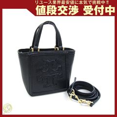 極美品】トリーバーチ ジャカード 2way ミニショルダーバッグ ブラック 