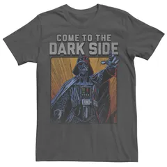 スター ウォーズ メンズ トップス Tシャツ Menstar Wars Darth Vader Come To The Dark Side Tee Charcoal チャコール