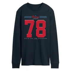 アニメキャラクター メンズ トップス Tシャツ グラフィック Licensed Character Mens Coors Light Long Sleeve Graphic Tee Navy ネイビー