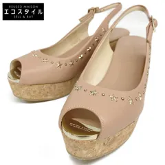 JIMMY CHOO ジミーチュウ スタースタッズ ウェッジサンダル 37