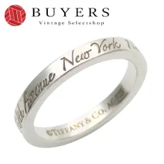 【中古】 ティファニー リング・指輪 ノーツ ナロー ニューヨーク シルバー925 約2.9g シルバー 人気 定番 アクセサリー レディース 女性 TIFFANY&Co.