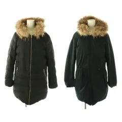 ドゥーズィエムクラス DEUXIEME CLASSE ダウンコート フード 36 ブラック /ES ■OS