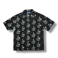 参考上代19800円 未使用 BoTT 24SS Finger Short Sleeve Shirt  フィンガー半袖シャツ ボット 241BoTT04 ブラック M （88946A）のサムネイル