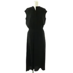 セオリーリュクス theory luxe FLOW ELIZA RB ワンピース ロング フレンチスリーブ 38 ブラック /HK ■OS