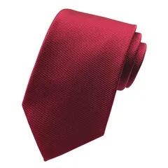 【新品】 [メンデンス] ネクタイ 赤 無地 ブランド 赤 結婚式 ワインレッド えんじ シルク ビジネス パーティー ウォッシャブル ソリッド レギュラー 冠婚葬祭 2次会 1