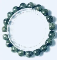 上質EU製定価238万円★天然水晶45Aグリーンルチル★パワーストーン 幸運 高級 お守り 巨大約11mm ★A1874