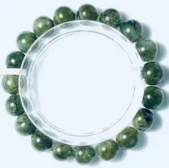 上質EU製定価238万円★天然水晶45Aグリーンルチル★パワーストーン 幸運 高級 お守り 巨大約11mm ★A1863