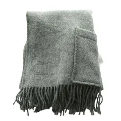 ラプアン カンクリ LAPUAN KANKURIT 25AW ウニ ポケット ショール UNI POCKET SHAWL ストール PLAGE取り扱い グレー EFD72200 /SS ■OS