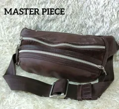 master-piece　マスターピース　レザー ウエストバック　ポーチ　ボディバッグ　肩掛　牛革　日本製　上質感　実用性　24-1143