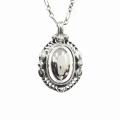 新品仕上げ済 新同 極美品 ジョージジェンセン GEORG JENSEN 1995 トケイソウ パッションフラワー モチーフ ネックレス ペンダント アクセサリー ジュエリー SV925 シルバー メンズ レディース ユニセックス ◆12のサムネイル