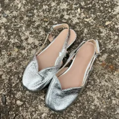 ZARA ザラ シルバー フラット サンダル キッズ 30