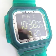アディダスオリジナルス adidas originals DIGITAL ONE GMT デジタルワン 腕時計 グリーン AOST22048 稼働品 2sa7375のサムネイル