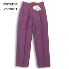 【新品 未使用】 UNIVERSAL OVERALL ユニバーサルオーバーオール 通年 タック★ テーパード パンツ スラックス Sz.M メンズ