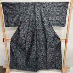 正絹紬 着物リメイク セットアップ トップス パンツ - メルカリ
