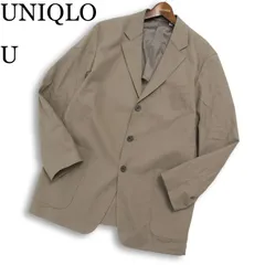 UNIQLO U ユニクロ ユー ルメール 春夏 背抜き 麻★ リネン混 リラックスフィット テーラード ジャケット Sz.M メンズ