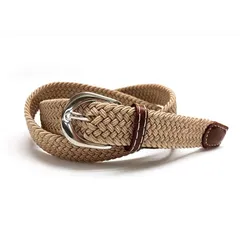 【新品】 (エスティメイション) Estimation ジュニアサイズ兼用 レディース メッシュゴムベルト 【伸びる素材／ ストレッチゴム（カジュアルベルト）】 フリーサイズ CW-251k(BEIGE) 0