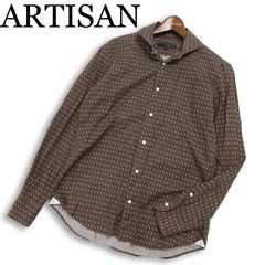 ARTISAN リネン長袖シャツ 59-19IM01 麻 美品 ネイビー M - メルカリ