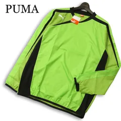 【新品 未使用】 PUMA プーマ ロゴプリント★ 長袖 ピステ シャツ ウインドブレーカー Sz.L メンズ サッカー フットサル