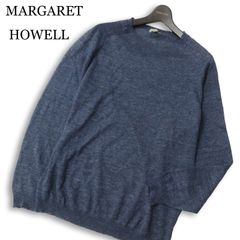 【美品】マーガレットハウエル　リネン コットン シルク ニット　ロールネック　M 美品】マーガレットハウエル リネン コットン シルク ニット ロール