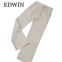【新品 未使用】 EDWIN エドウィン S403S ストレッチ ソフトフレックス★ ヘリンボーン パンツ 日本製 Sz.29 メンズ グレー