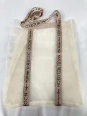 MAJESTIC LEGON マジェスティックレゴン トートバッグ アイボリーのサムネイル