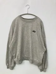 GAP ギャップ スウェット L グレー スウェット 無地 ブランドロゴ 刺繍 長袖