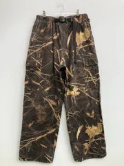 XLARGE エクストララージ カーゴパンツ L ブラウン フルレングス その他総柄 ワイド・ルーズ ストレート レギュラー ウエストゴム・紐