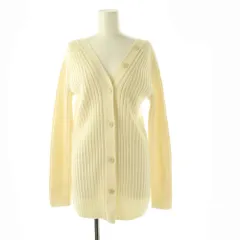 セオリー Theory 25AW MORTON WOOL LS OPN BACK CRDI カーディガン ニット 長袖 ウール S アイボリー /DO ■OS