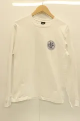 【中古】 HUF メンズカットソー S REGIONAL L S TEE HUF S 白 ホワイト バックプリント
