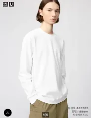 ユニクロ airism エアリズム コットン クルーネック Tシャツ ロングスリーブ