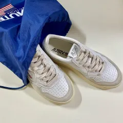 AUTRY オートリー メダリスト 白 スニーカー + ダストバッグ/送料無料/36サイズ