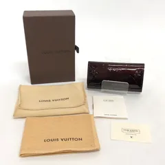 【現状渡し品】LOUIS VUITTON ルイ・ヴィトン M93517 ヴェルニ ミュルティクレ4 アマラント 4連 キーケース 【179-251125-rs-01-fur】