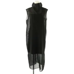 ベイジ BEIGE 25SS LIATRIS オフタートルノースリーブワンピース 2 黒 ブラック /AB ■OS