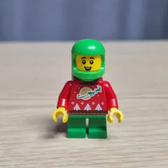 LEGOブロック (41843) 明るい緑色 クリスマス宇宙人 ミニフィギュア