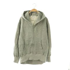 アメリカーナ AMERICANA アパルトモン別注 24SS WIDE FULLZIP HOODIE ジャケット フーディ パーカー スウェット グレー /YO ■OS