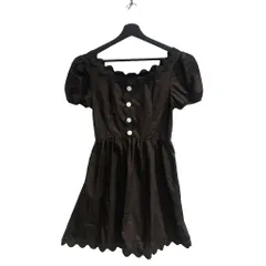 Zoe Jenko タグ付き ワンピース 半袖 F 黒 ブラック ■GY99