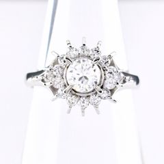 宝石の王様☆Eカラー！夏に降る雪の結晶】ダイヤモンド リング - メルカリ